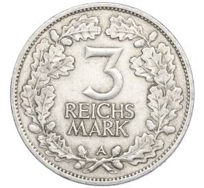 3 рейхсмарки 1925 года A Германия «Тысячелетие Рейнланда» — Фото №2
