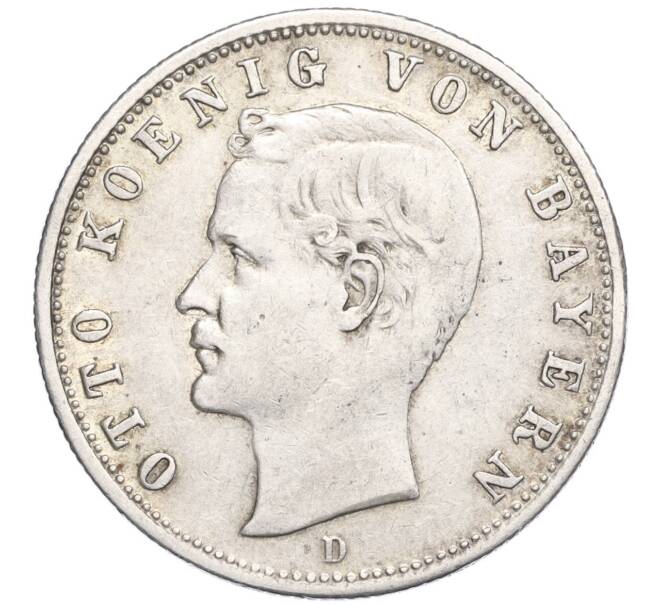 Монета 2 марки 1906 года D Германия (Бавария) (Артикул M2-74009)