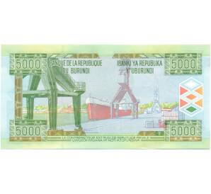 5000 франков 2013 года Бурундия