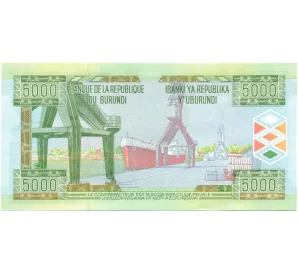 5000 франков 2013 года Бурунди