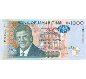 1000 рупий 2022 года Маврикий