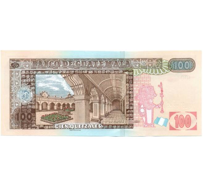 Банкнота 100 кетцалей 2021 года Гватемала (Артикул: B2-13084) — Фото №2