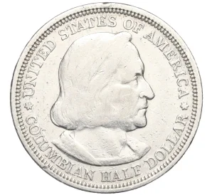 1/2 доллара 1892 года США «Колумбийская выставка в Чикаго»