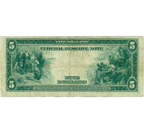 5 долларов 1914 года США — Фото №2