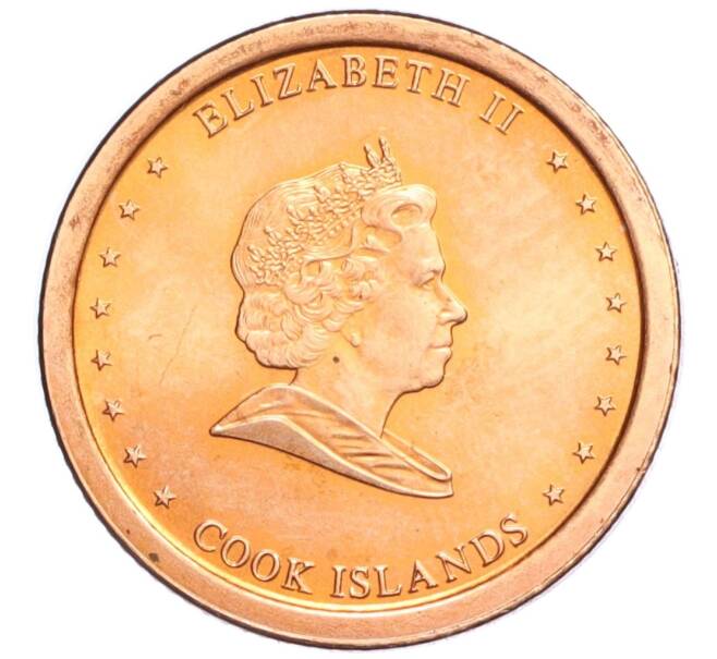 Монета 1 цент 2010 года Острова Кука (Артикул M2-74013)