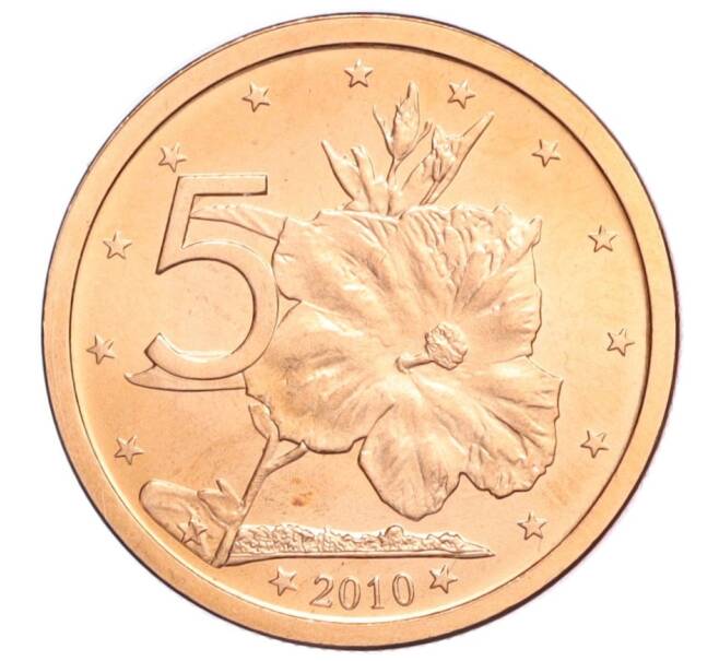 Монета 5 центов 2010 года Острова Кука (Артикул M2-74034)