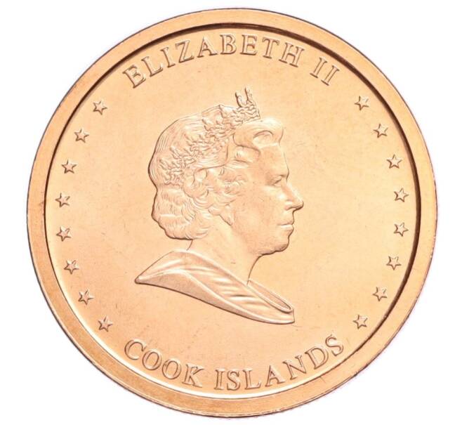 Монета 5 центов 2010 года Острова Кука (Артикул M2-74034)