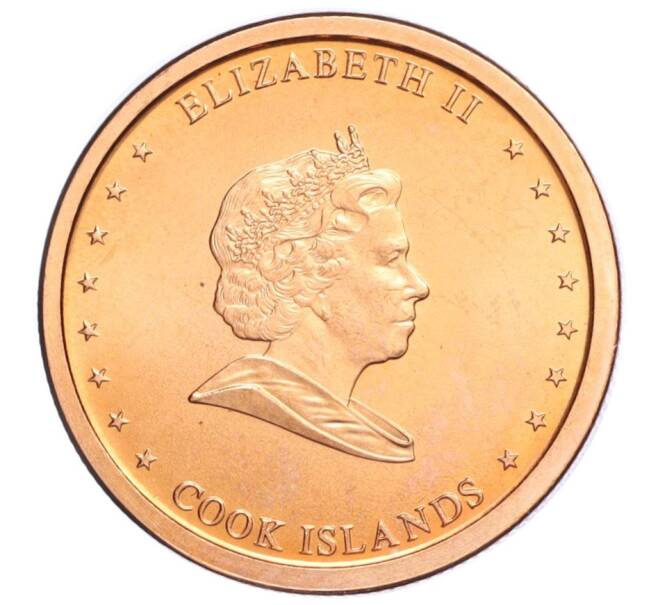 Монета 5 центов 2010 года Острова Кука (Артикул M2-74038)