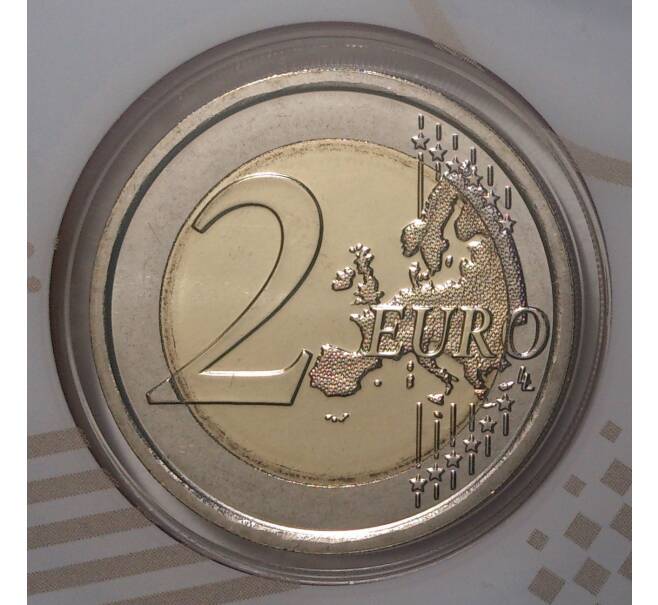 Монета 2 евро 2016 года Сан-Марино «400 лет со дня смерти Уильяма Шекспира» (в буклете) (Артикул M2-6894)