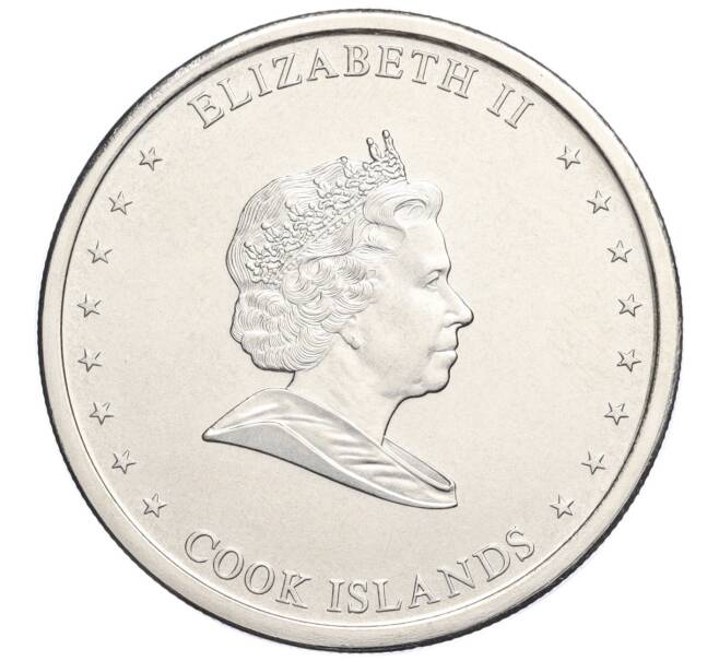 Монета 20 центов 2010 года Острова Кука (Артикул M2-74060)