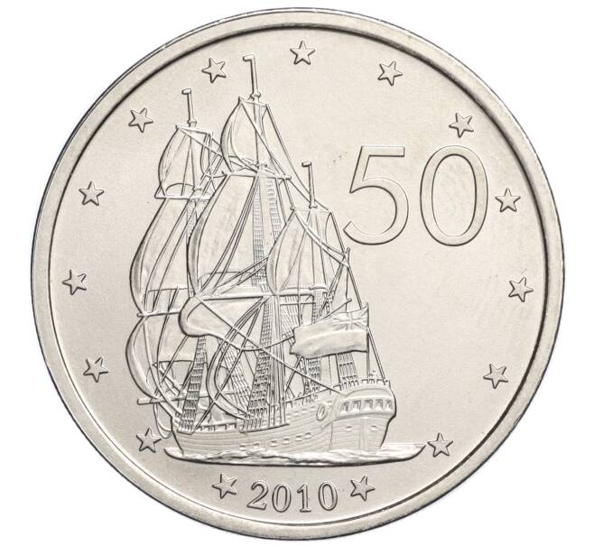 Монета 50 центов 2010 года Острова Кука (Артикул M2-74062)