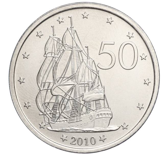 Монета 50 центов 2010 года Острова Кука (Артикул M2-74066)