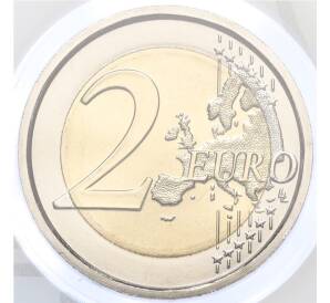 2 евро 2024 года Сан-Марино «50 лет Декларации гражданских прав и основополагающих принципов правовой системы Сан-Марино» — в буклете — Фото №2