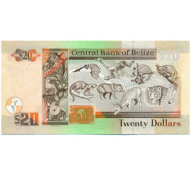 Банкнота 20 долларов 2017 года Белиз (Артикул K12-11248)