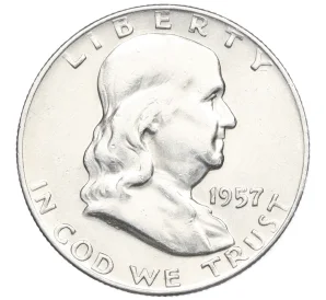 1/2 доллара (50 центов) 1957 года D США