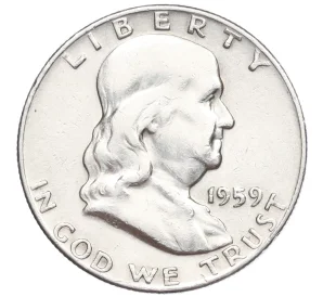 1/2 доллара (50 центов) 1959 года США