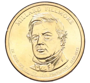 1 доллар 2010 года США (D) «13-й президент США Миллард Филлмор»