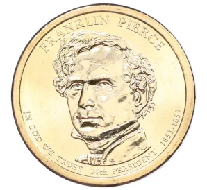 1 доллар 2010 года США (P) «14-й президент США Франклин Пирс»