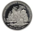 Медаль (жетон) 1993 года ММД «300-летие Российского военно-морского флота — Взятие Азова в 1696 году» (Артикул K12-11461)