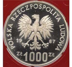 1000 злотых 1987 года Польша «Вратиславия» (Проба) — Фото №2