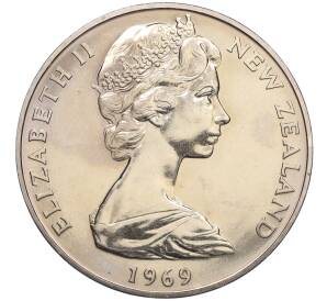 1 доллар 1969 года Новая Зеландия «Острова Кука» — Фото №2