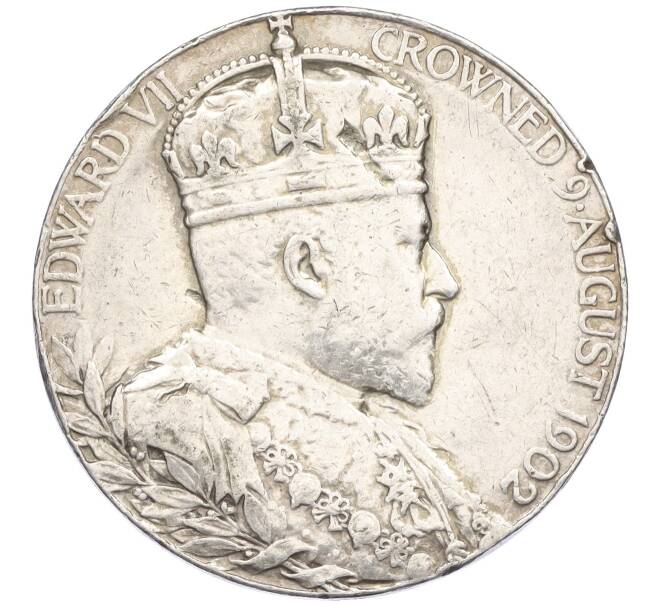 Памятная медаль 1902 года Великобритания «Коронация Эдварда VII и Александры» (Артикул K12-11546)