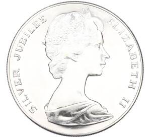 25 долларов 1977 года Бермудские острова «25 лет правлению Королевы Елизаветы II» — Фото №2
