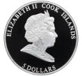 Монета 5 долларов 2008 года Острова Кука «Парусные корабли — Крузенштерн» (Артикул K12-11584)