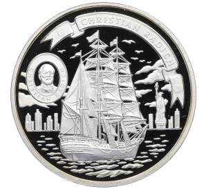 5 долларов 2008 года Острова Кука «Парусные корабли — Кристиан Радич»