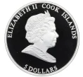 Монета 5 долларов 2008 года Острова Кука «Парусные корабли — Томас Лоусон» (Артикул K12-11587)