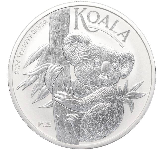 Монета 1 доллар 2024 года Австралия «Коала» (Артикул: M2-74168) — Фото №1