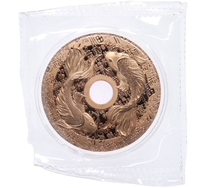 Монета 20 центов 2022 года Самоа «Все идет хорошо — Изобилие (Карпы кои)» (Артикул: M2-74170) — Фото №1