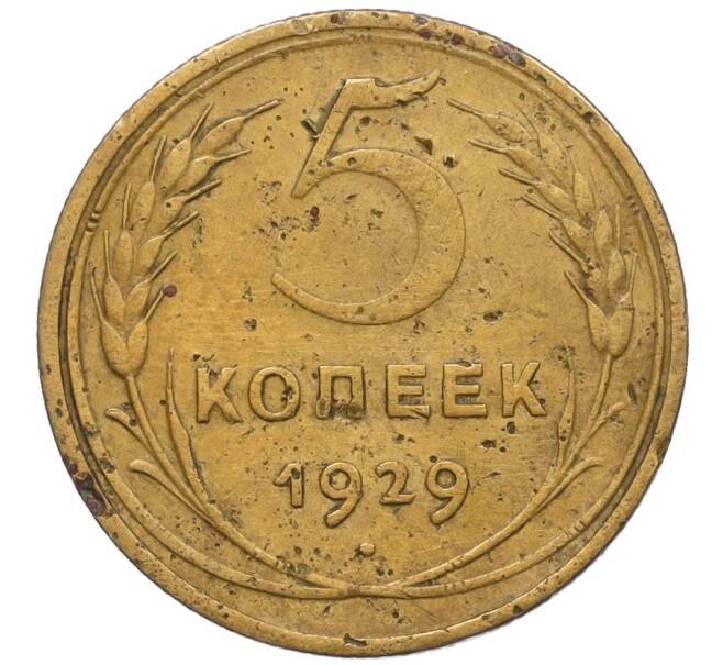 Монета 5 копеек 1929 года (Артикул K12-11981)