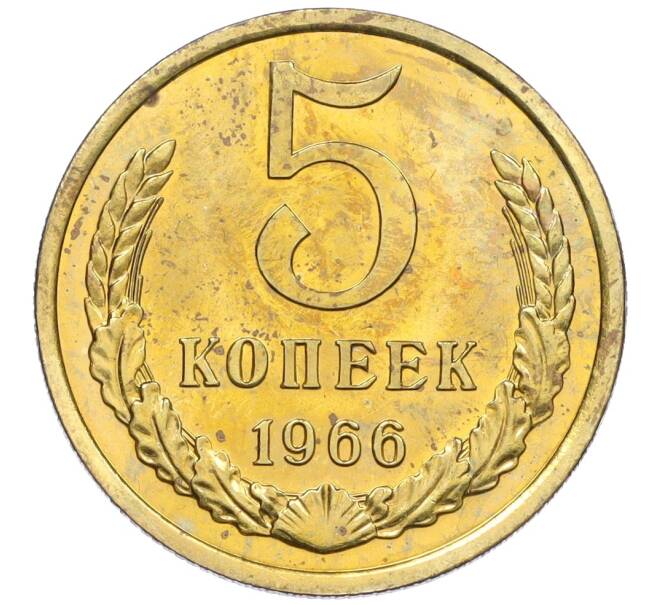 Монета 5 копеек 1966 года (Артикул: K12-12233) — Фото №1
