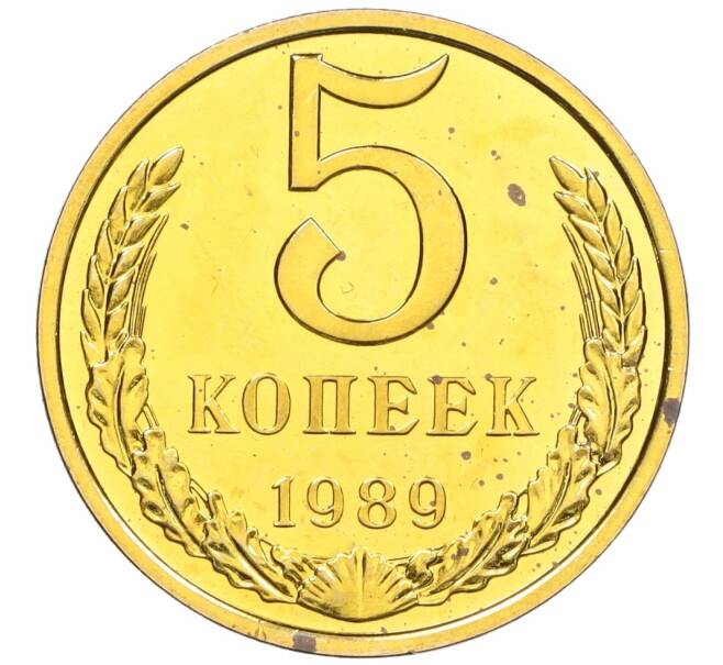 Монета 5 копеек 1989 года (Артикул K12-12239)