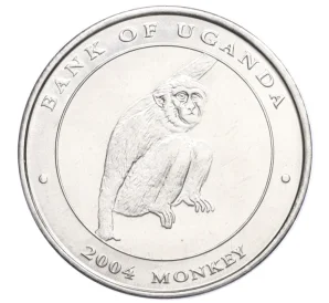 100 шиллингов 2004 года Уганда «Обезьяны»