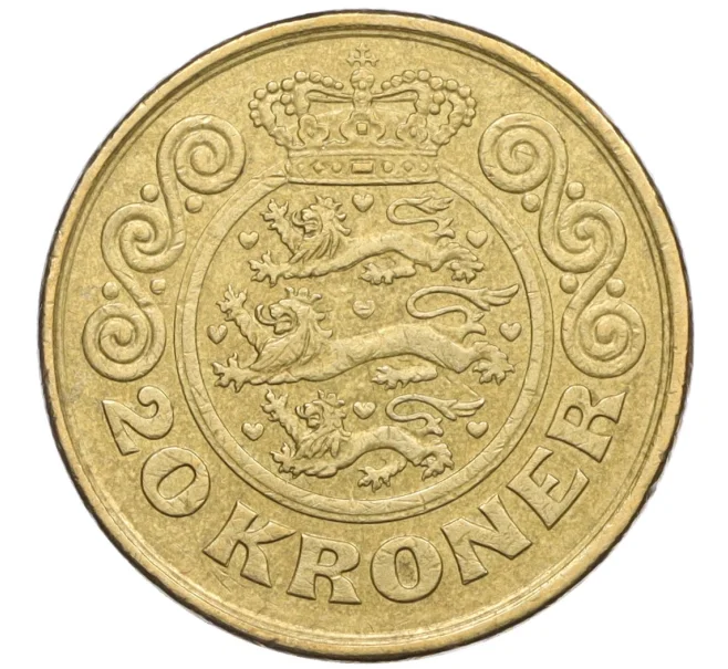 Монета 20 крон 1999 года Дания (Артикул T11-07496)