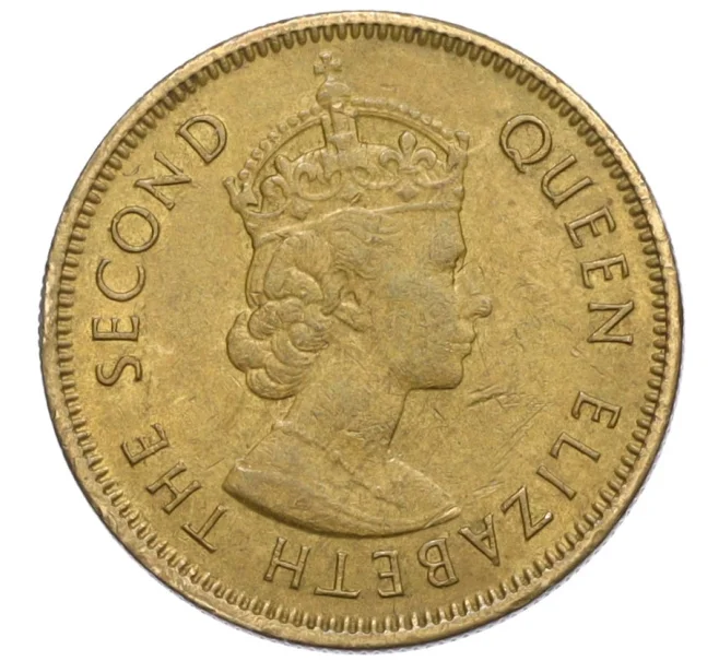 Монета 10 центов 1974 года Гонконг (Артикул T11-07498)