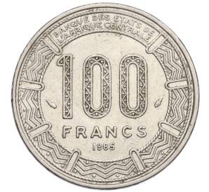 100 франков 1985 года Габон