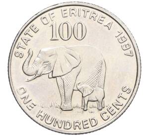 100 центов 1997 года Эритрея