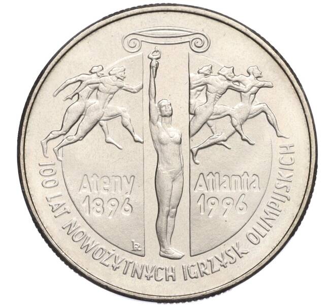 Монета 2 злотых 1995 года Польша «100 лет Олимпийским Играм» (Артикул K12-12778)