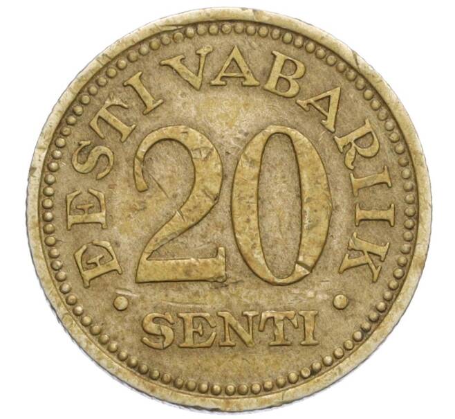 Монета 20 сентов 1935 года Эстония (Артикул K12-12851)