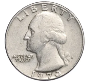 1/4 доллара (25 центов) 1970 года D США