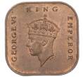 Монета 1 цент 1943 года Британская Малайя (Артикул K27-85568)