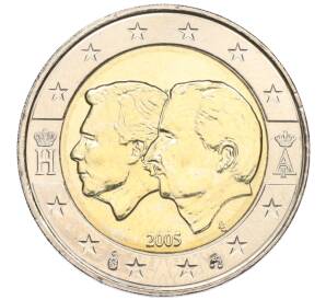 2 евро 2005 года Бельгия «Бельгийско-Люксембургский экономический союз»