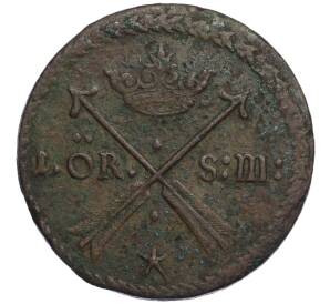 1 эре 1676 года Швеция — Фото №2
