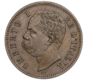 2 чентезимо 1895 года Италия — Фото №2