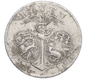 5 сантимов 1918 года Франция — город Руан (Нотгельд) — Фото №1