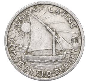 10 сантимов 1930 года Франция — город Тулуза (Нотгельд) — Фото №1