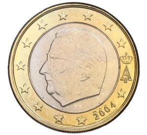 1 евро 2004 года Бельгия